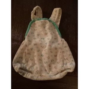 Vintage Terry Cloth Romper Baby Girl 6 Months Spencers USA Made Nostalgic